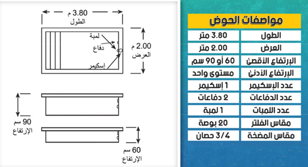 Swimming Pool M04 3.5mX7m