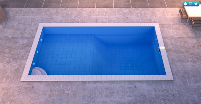 Swimming Pool M04 3.5mX7m