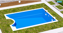 Swimming Pool M05 4.10mX7.10m