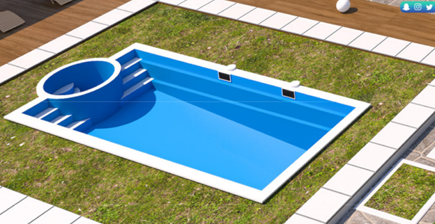 مسبح M05 3.00mX7.60m  