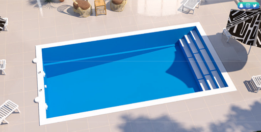 Swimming Pool M06 4.10mX7.10m 