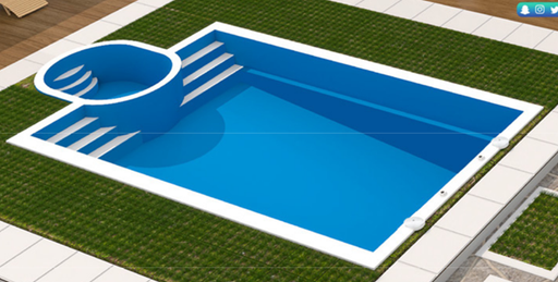 Swimming Pool L12 4.10x8.30 